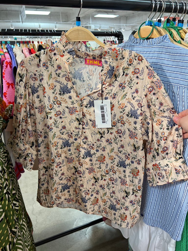 THML - Short Sleeve Floral Top