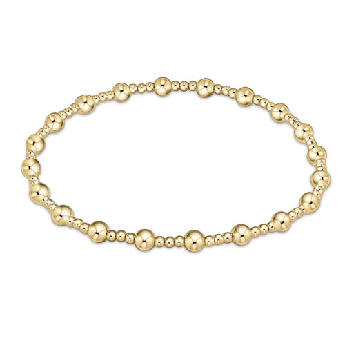 Enewton | Classic Gold Sincerity Pattern Gold 4mm Bead Bracelet
