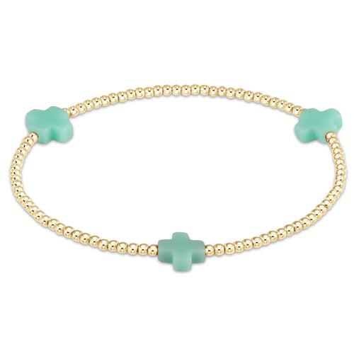 enewton | Signature Cross Gold Pattern Mint, Assorted Sizes