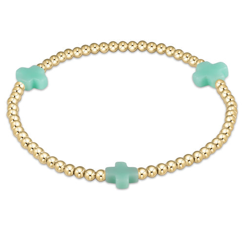 enewton | Signature Cross Gold Pattern Mint, Assorted Sizes