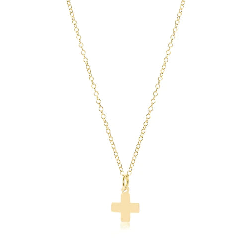 enewton | 16" Necklace Signature Cross, Gold