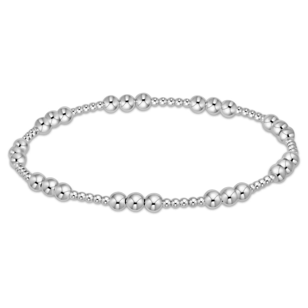 Enewton | Classic Joy Pattern 4mm Bead Bracelet- Silver