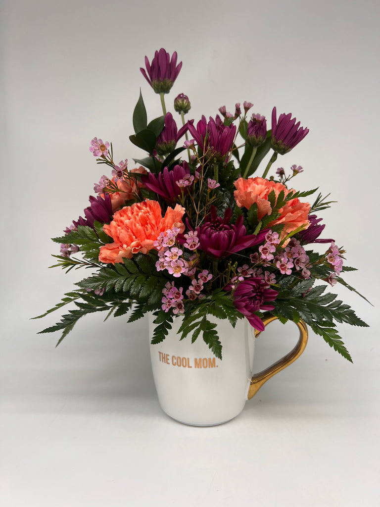Flower Arrangment | Cool Mom Mug