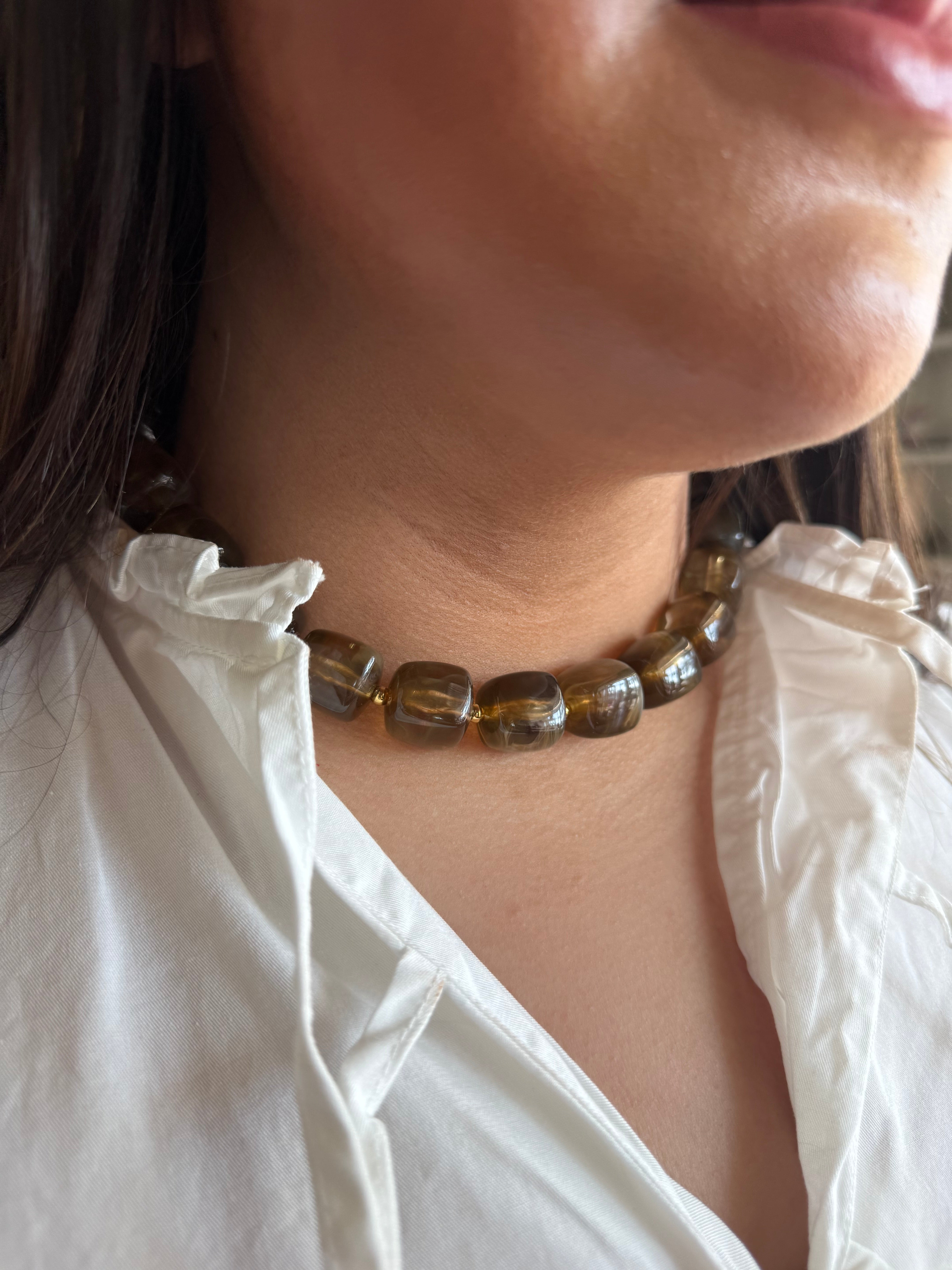 Chunky Beaded Necklaces, Assorted Colors