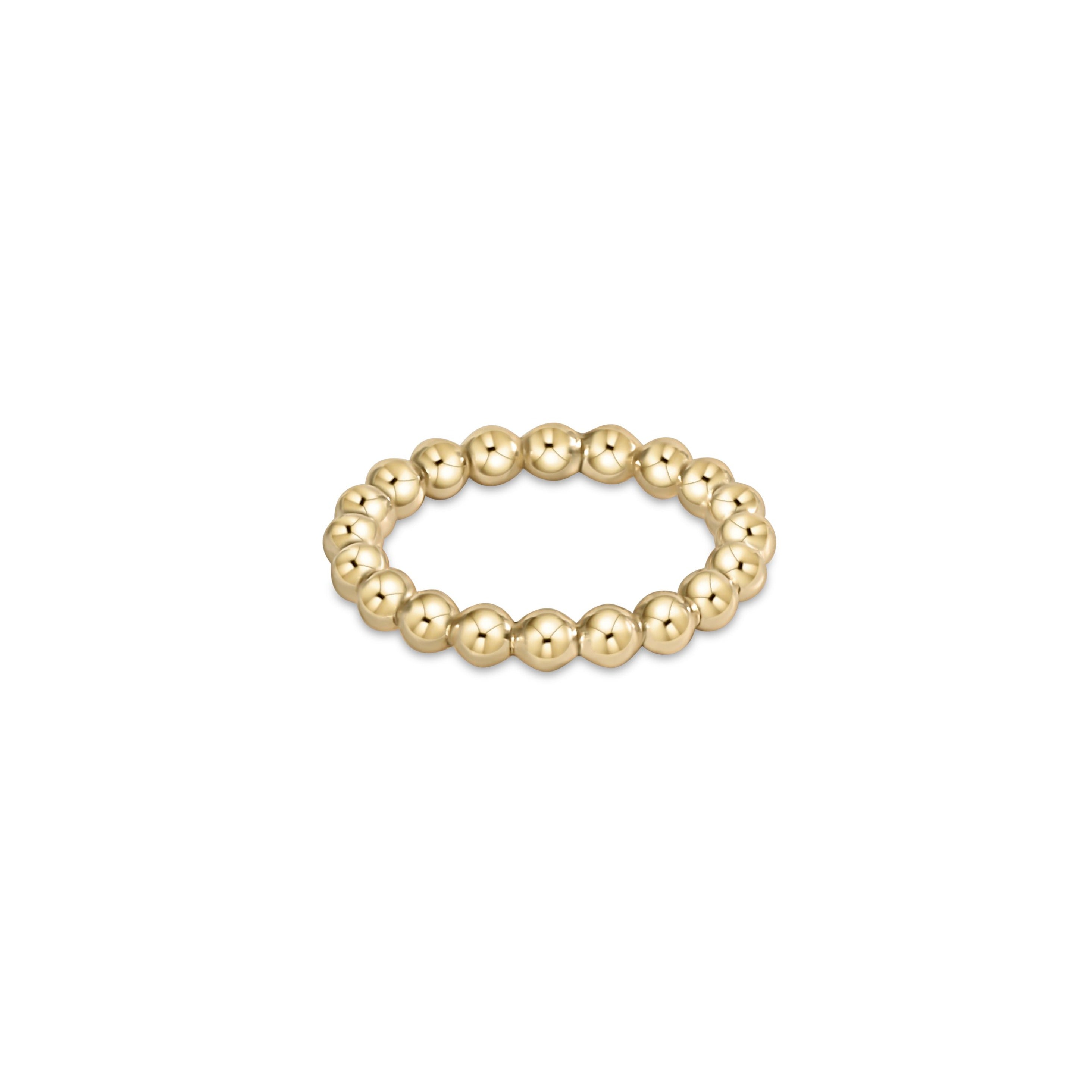 Enewton | Classic Gold 3mm Bead Ring, Assorted Sizes