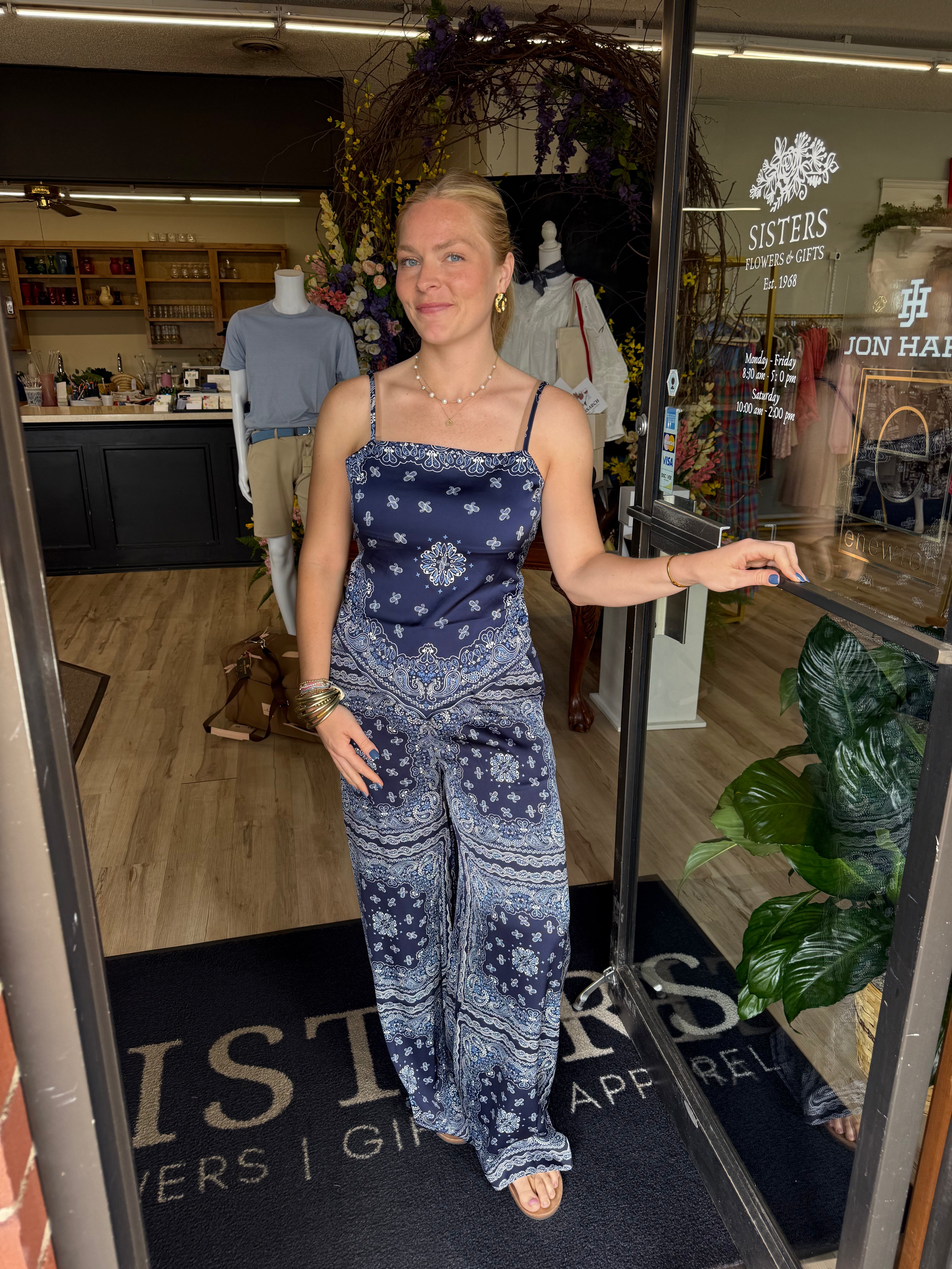 Bandana Print Hanky Hem Top
