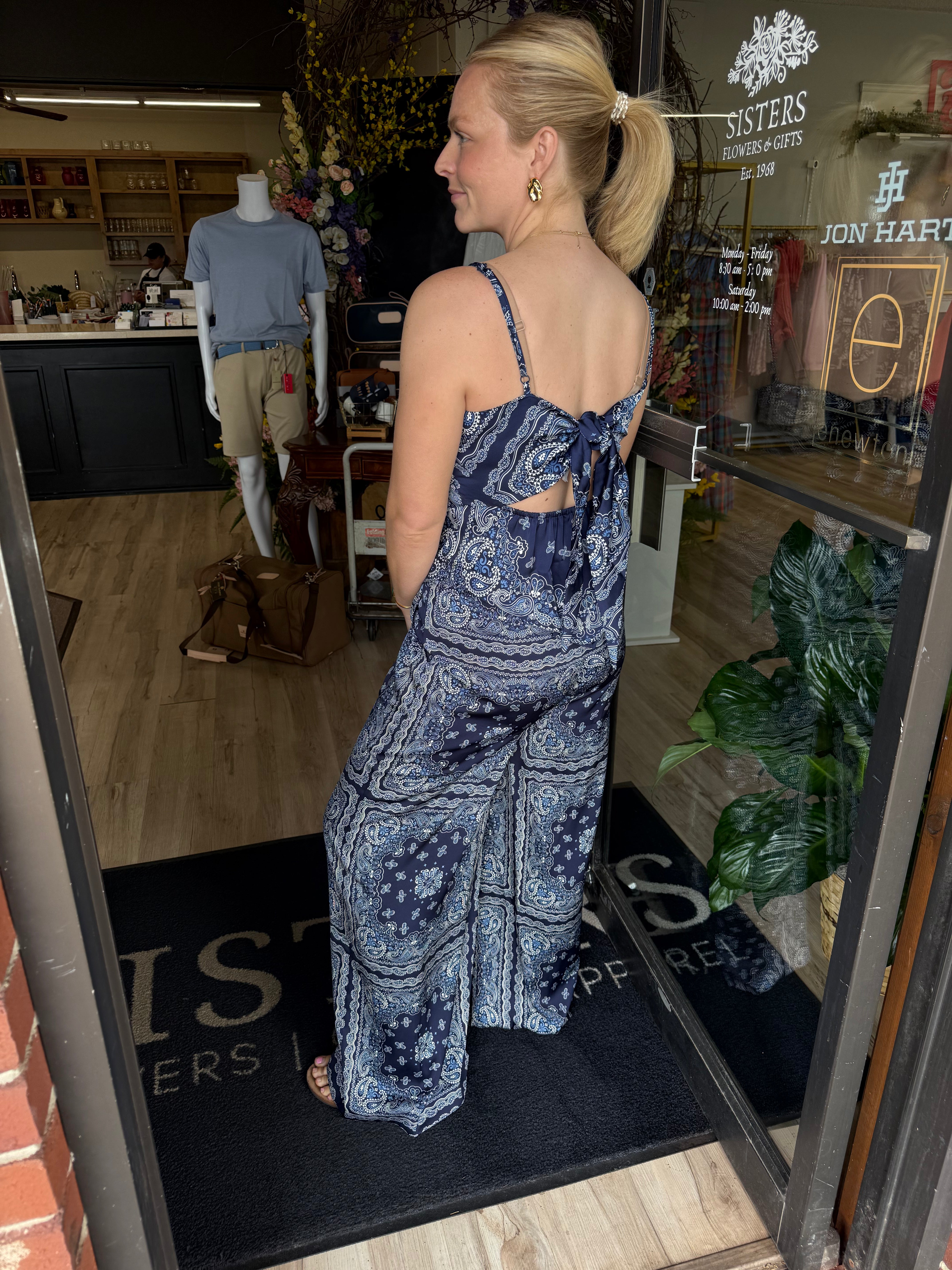 Bandana Print Hanky Hem Top