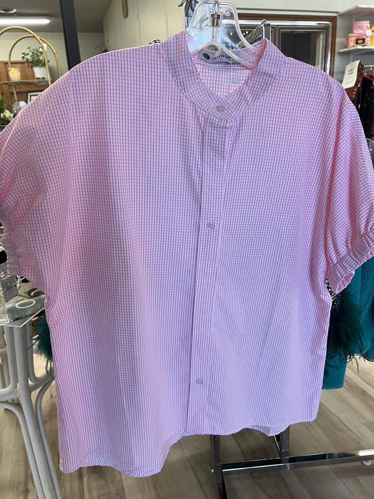 Caryn Lawn | Button Down Betsy Pink