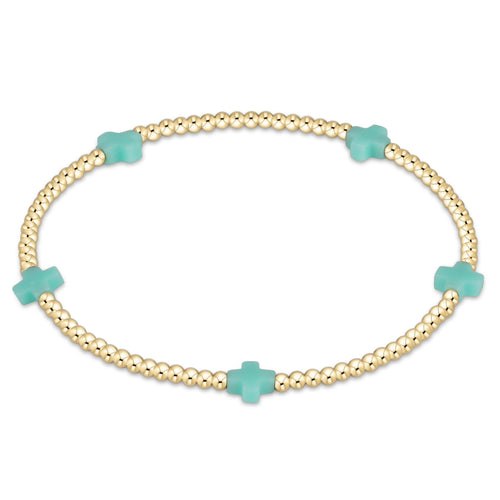 enewton | Signature Cross Gold Pattern Mint, Assorted Sizes