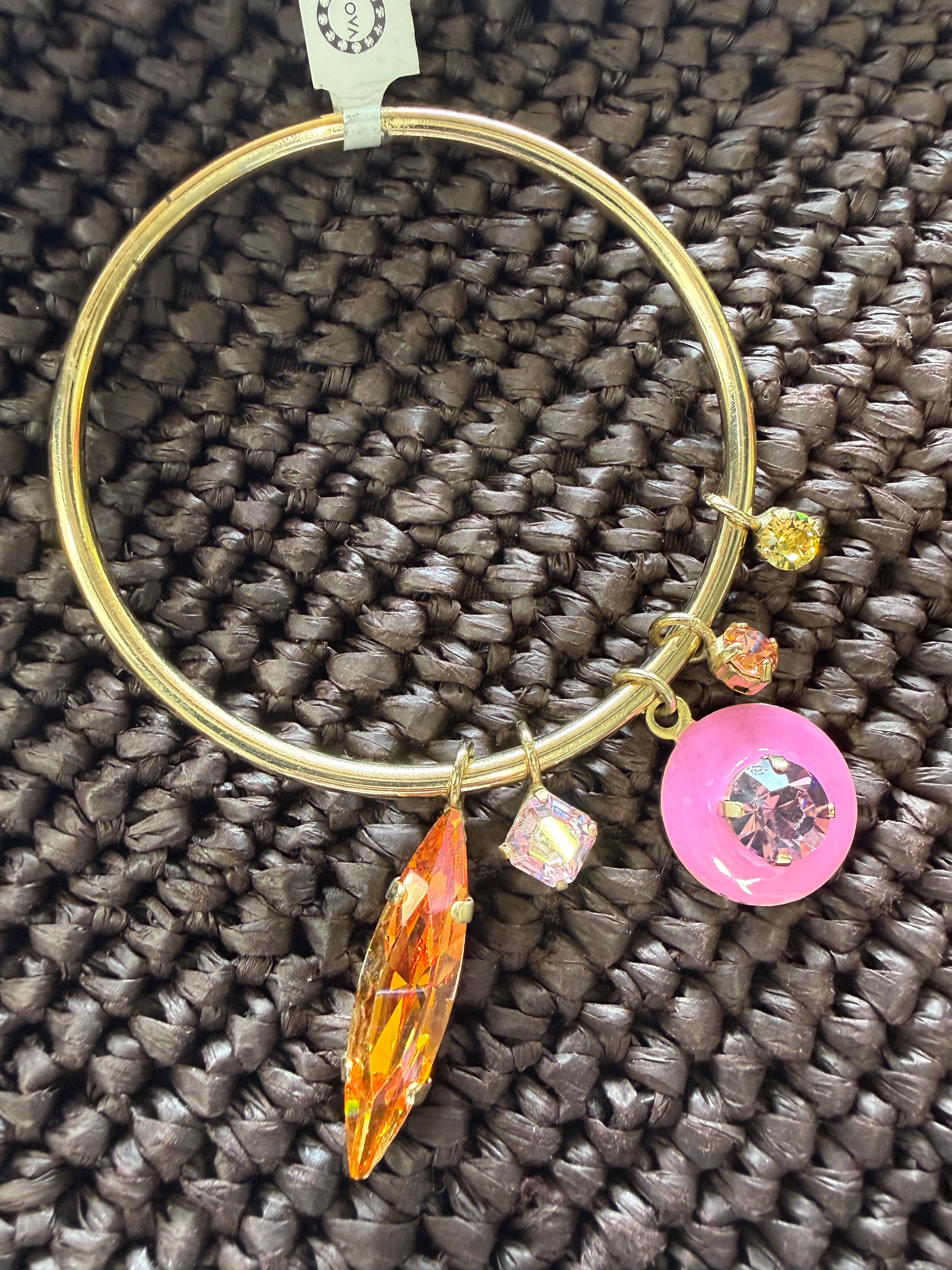 Charm Bangle, Assorted Colors