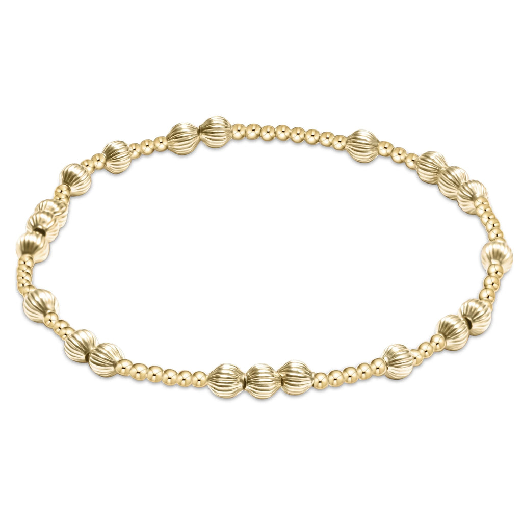 enewton | Hope Unwritten Dignity, Gold Beaded Bracelet, 5mm
