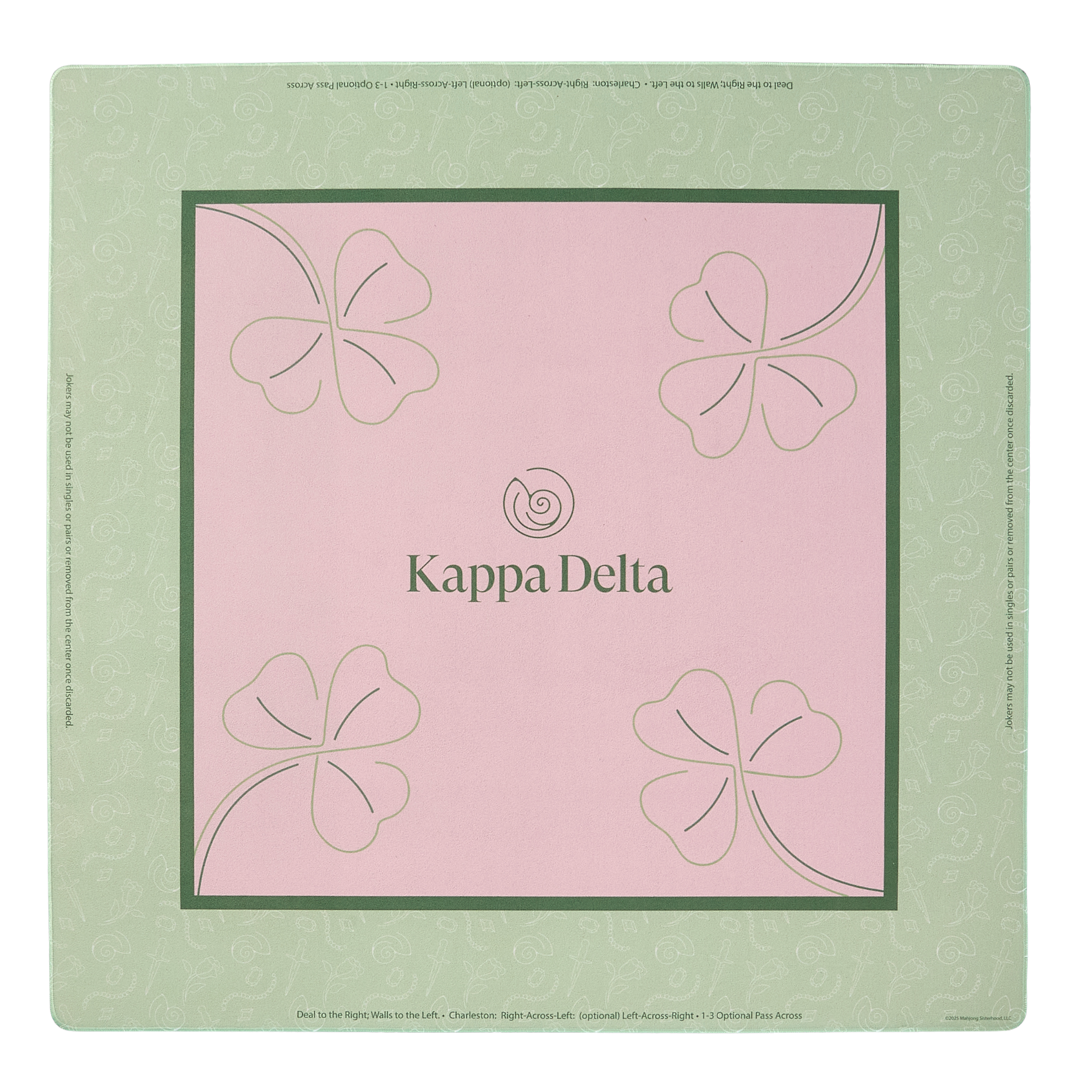 Sorority Mahjong Mat, Assorted Sororities