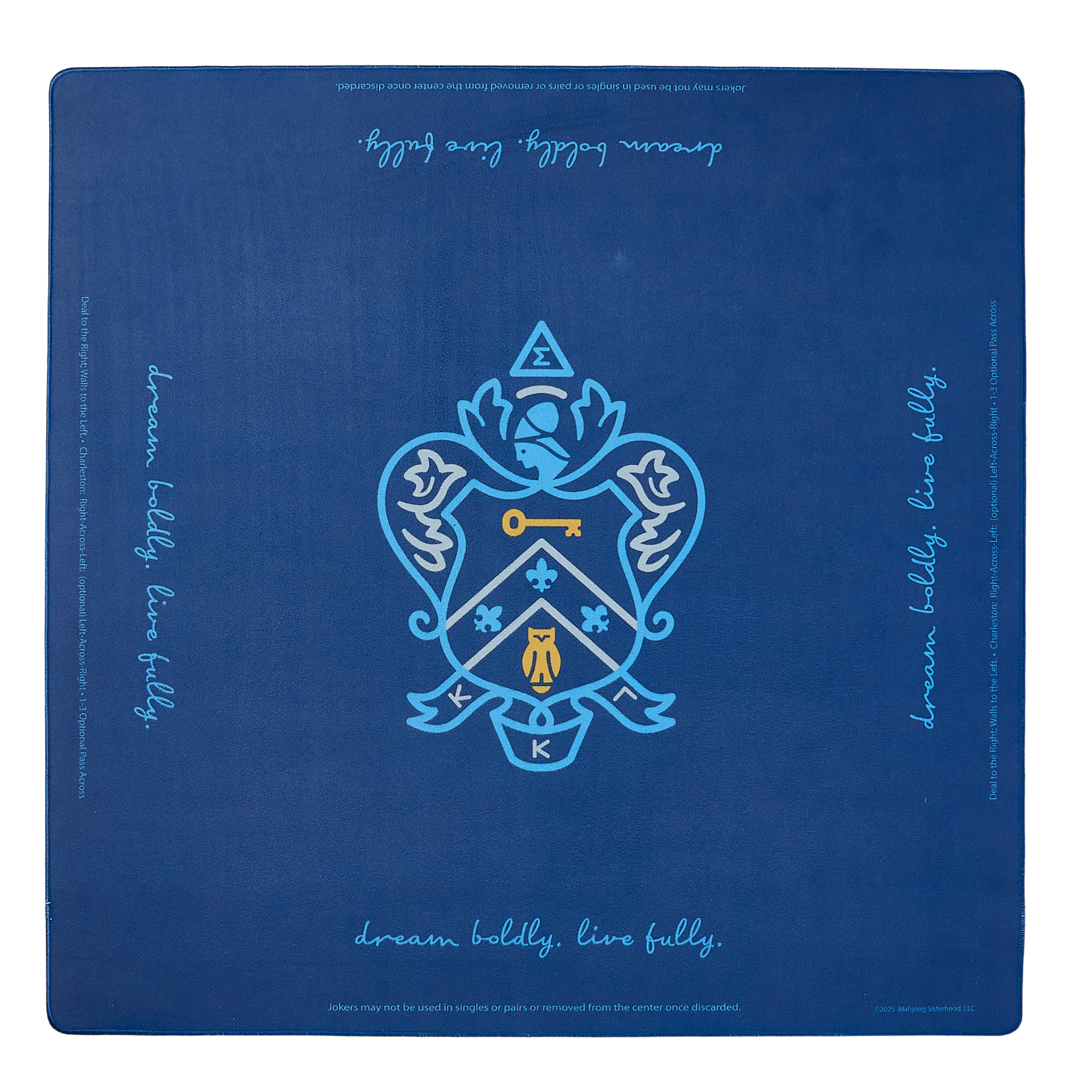 Sorority Mahjong Mat, Assorted Sororities