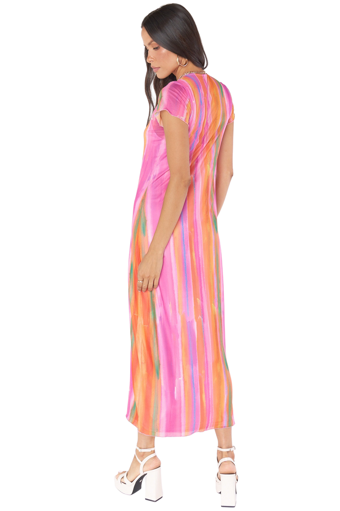Show Me Your MUMU |  Molly Midi Dress, Sunrise Stripe