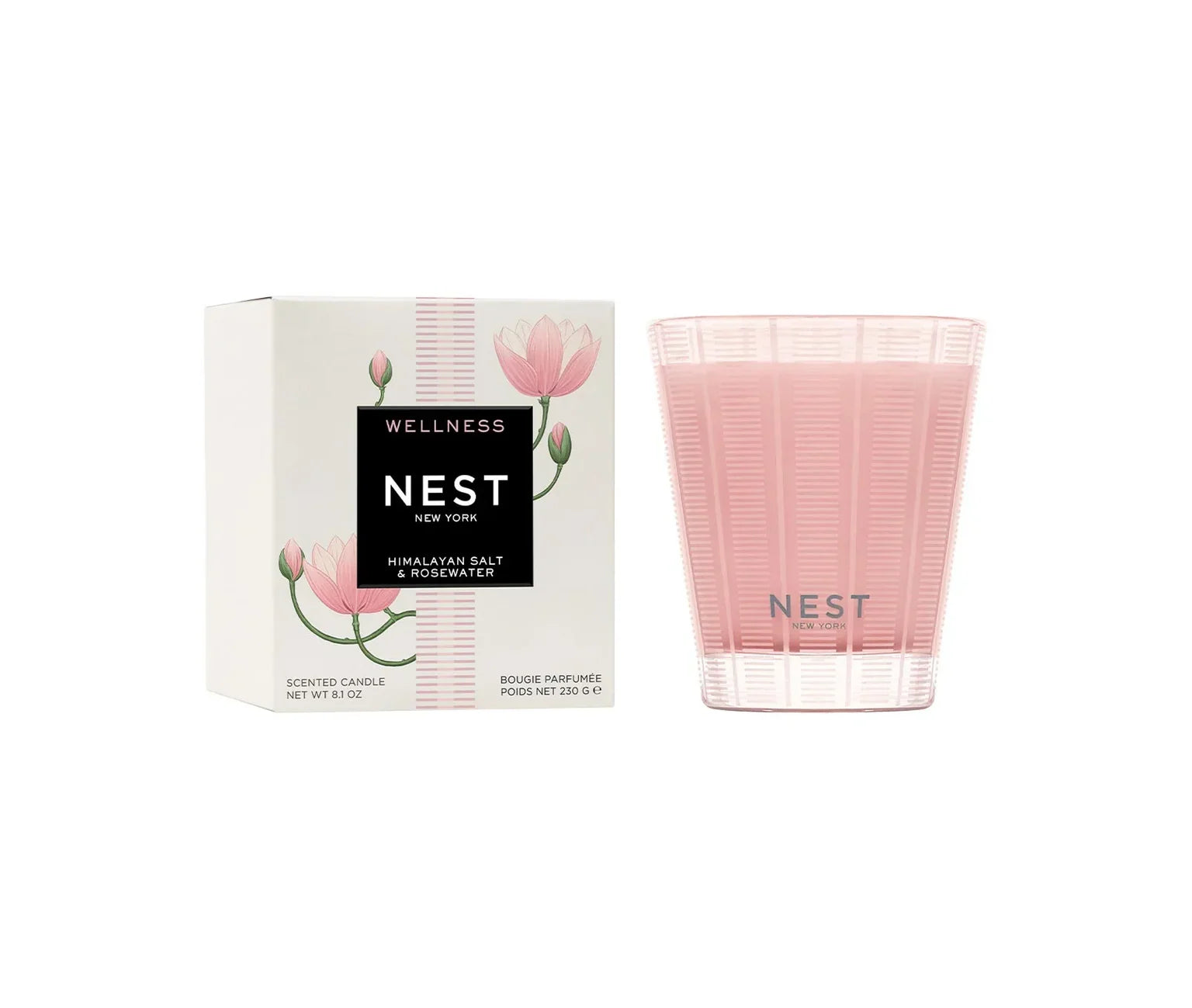 Himalayan Salt & Rosewater Candle, Assorted Sizes
