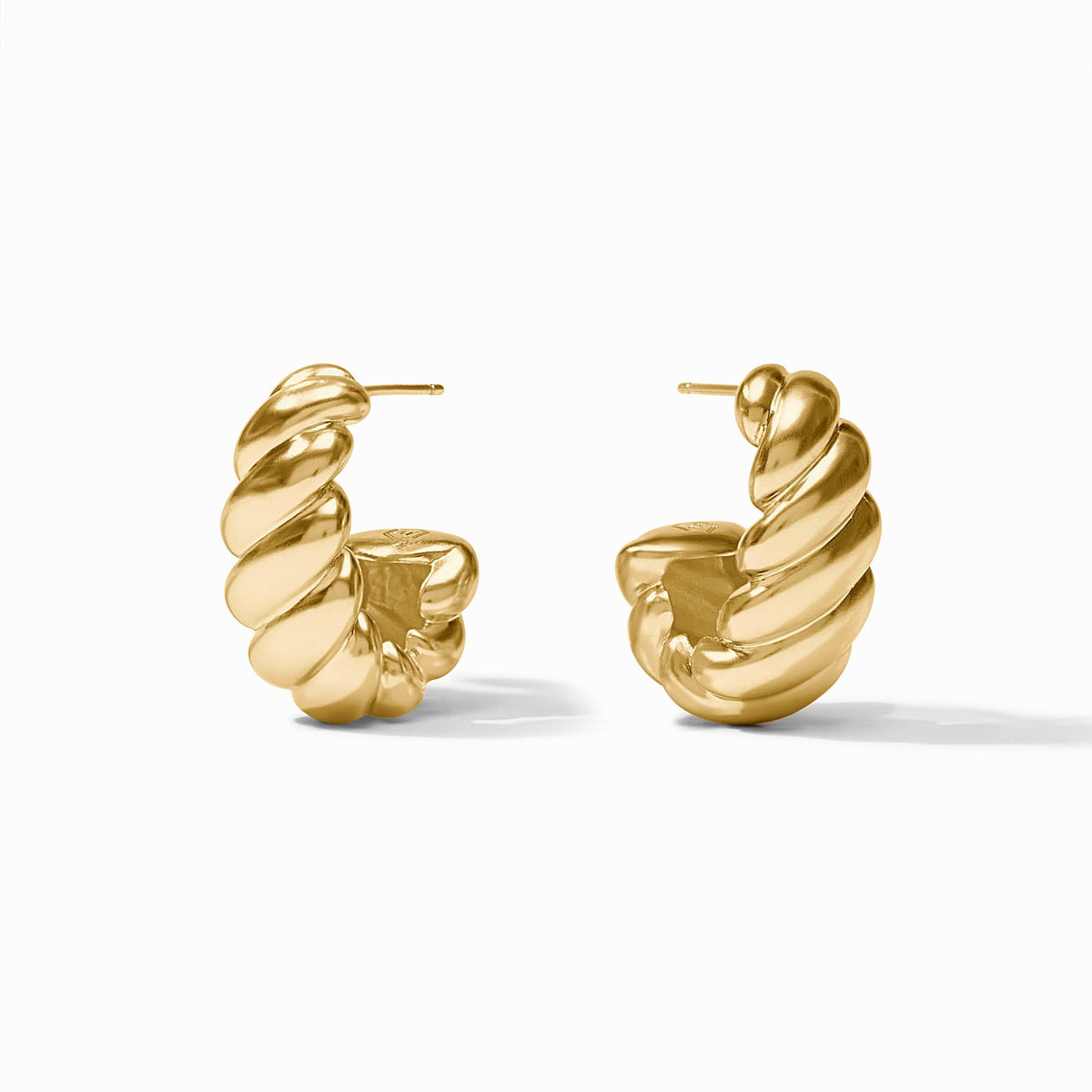 Gold Ravello Statement Hoop