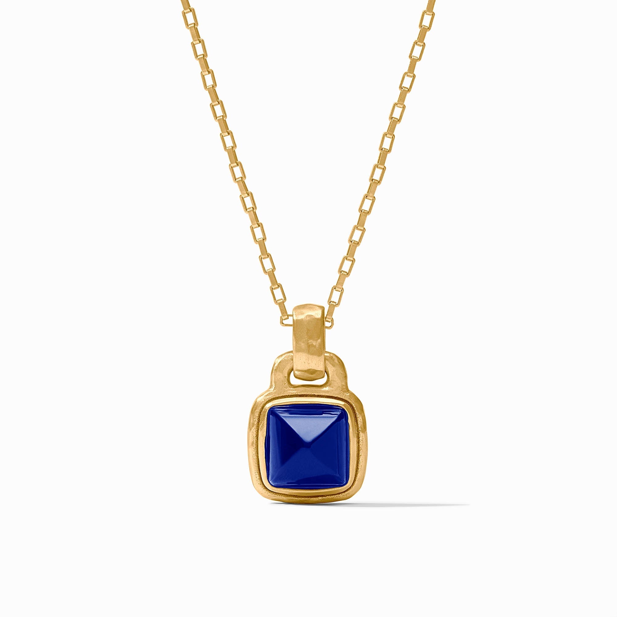 Gold Sahara Solitaire Necklace, Assorted Colors