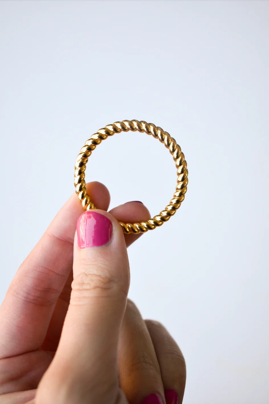 Saturday Silks | Golden Twist Twilly Ring