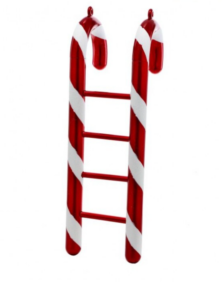 Plastic Glitter Candy Cane Ladder