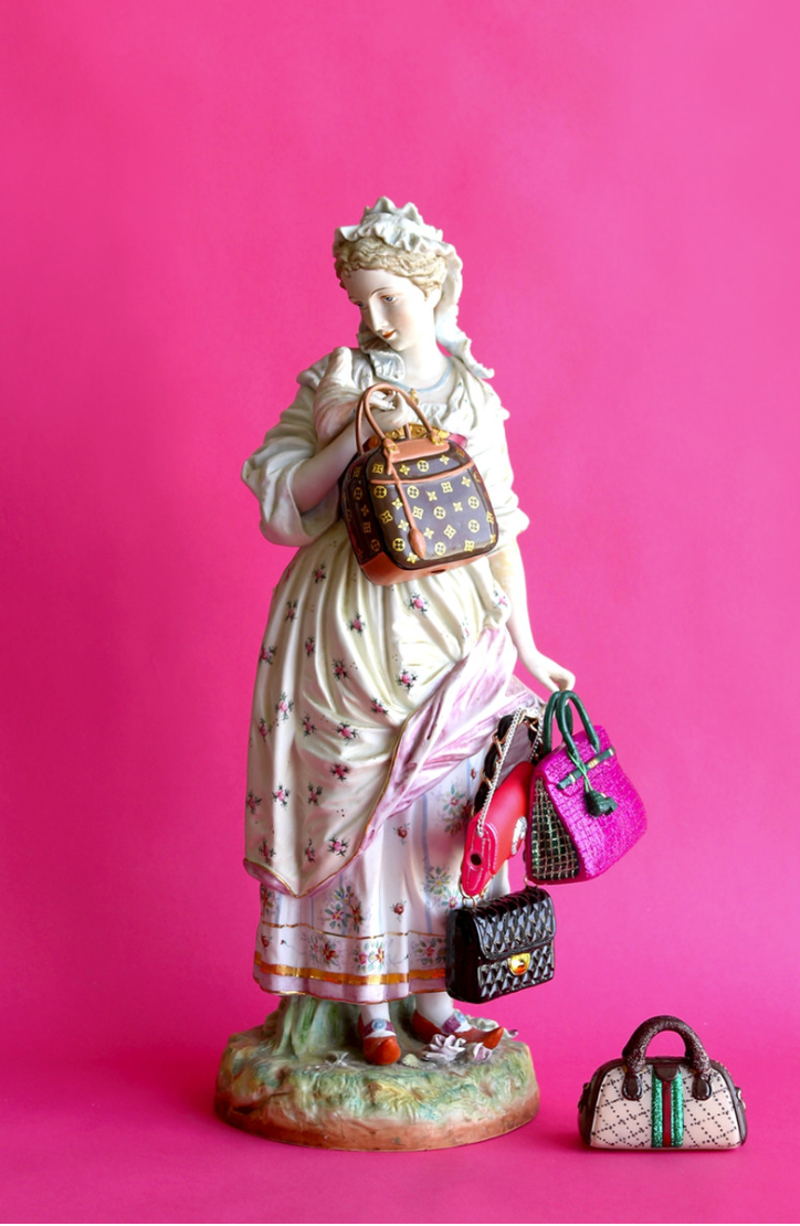 Cody Foster & Co | Brown Luxury Handbag Ornament