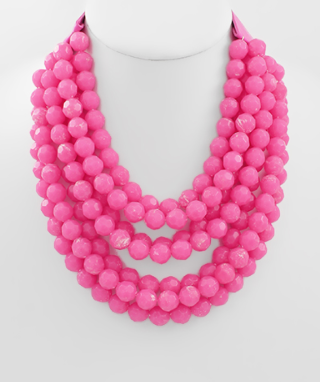 Stella String Necklace, Assorted Colors