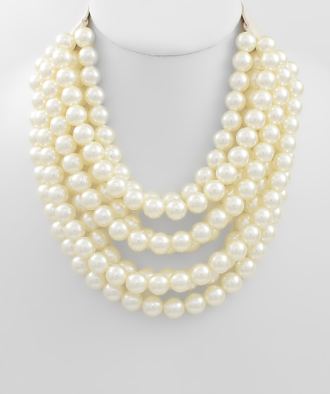 Stella String Necklace, Assorted Colors