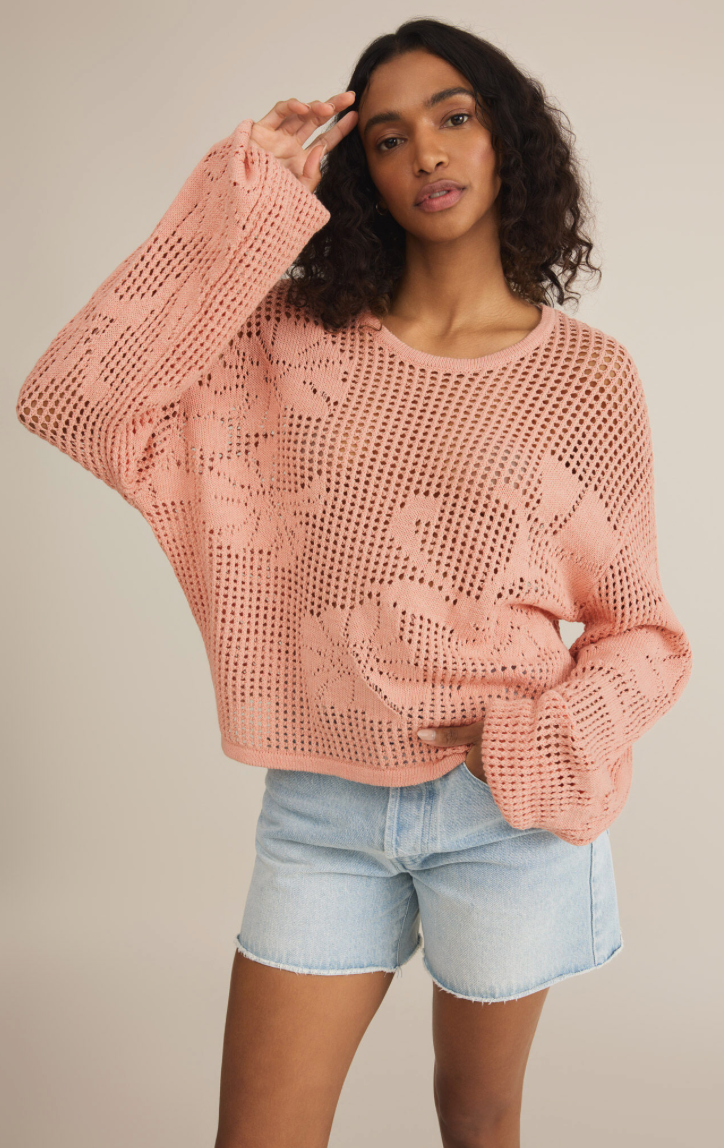 Z Supply | Yael Sweater, Guava Fresca