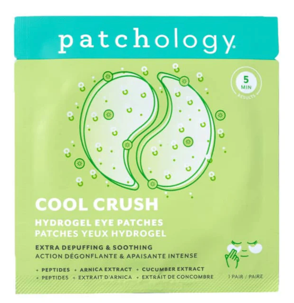Cool Crush Hydrogel Eye Patches, Set of 5