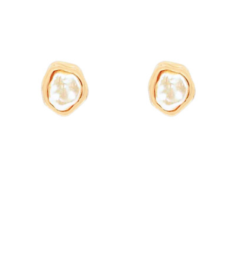 Oversized Cream Pearl Baroque Earrings, Assorted Sizes