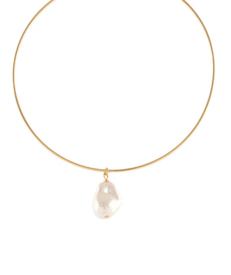 Baroque Pearl Collar Necklace