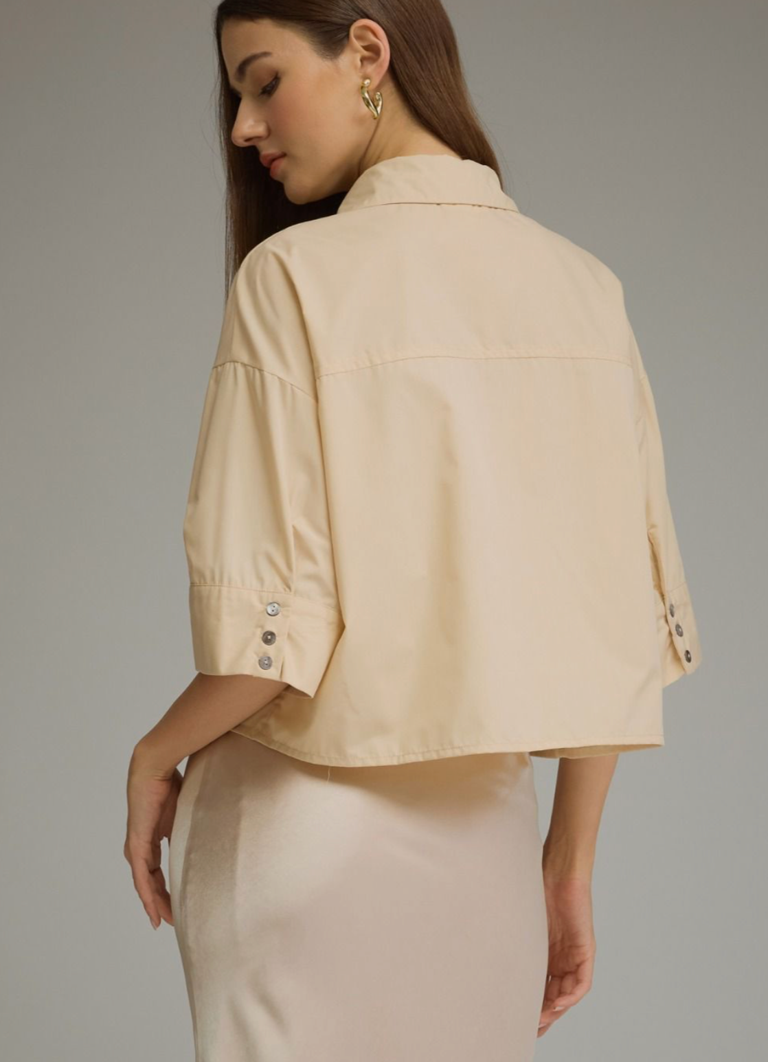 The Champagne Ruffle Top