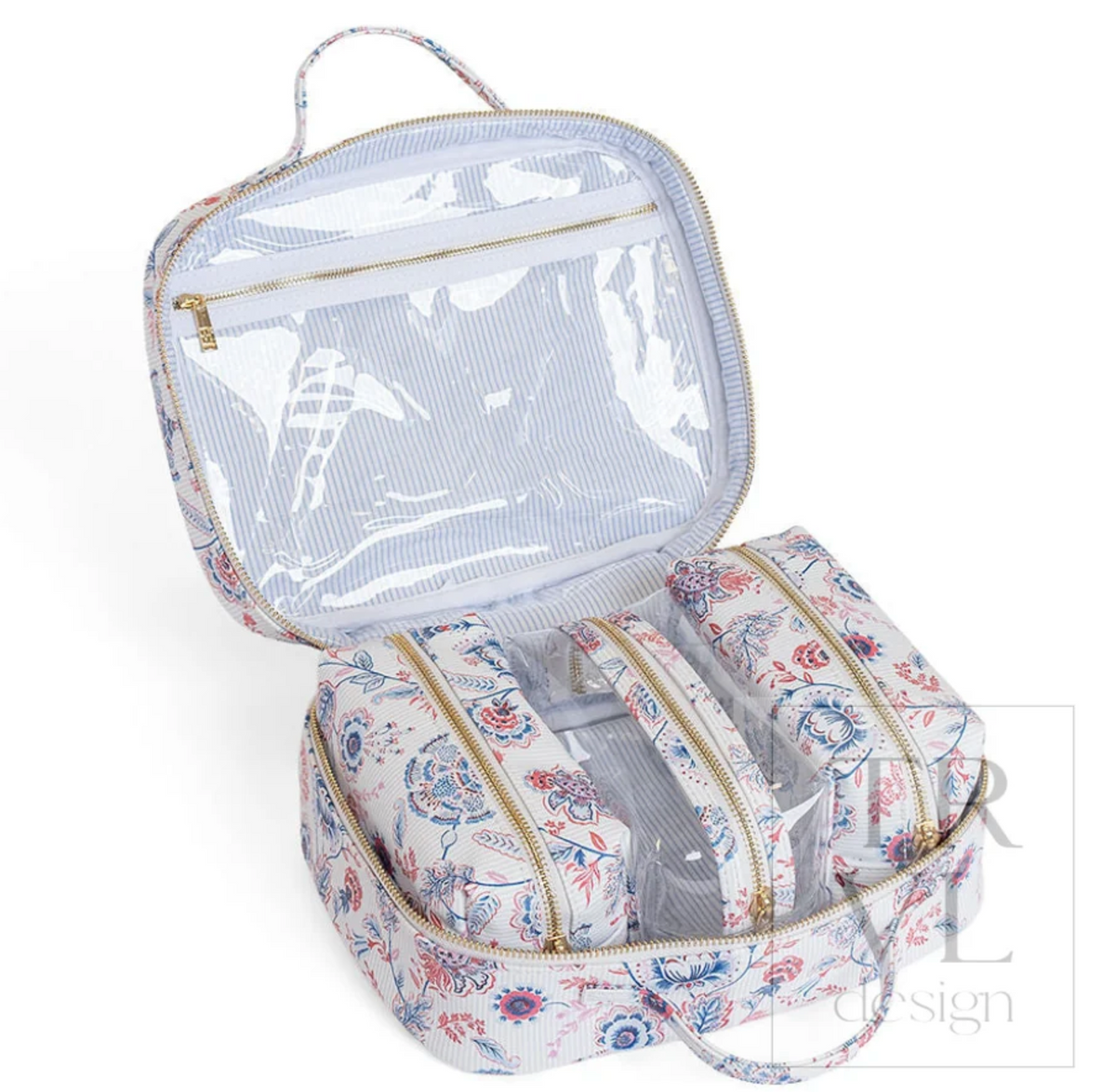Luxe 2 Cosmetic Toiletry Case, Newport Floral
