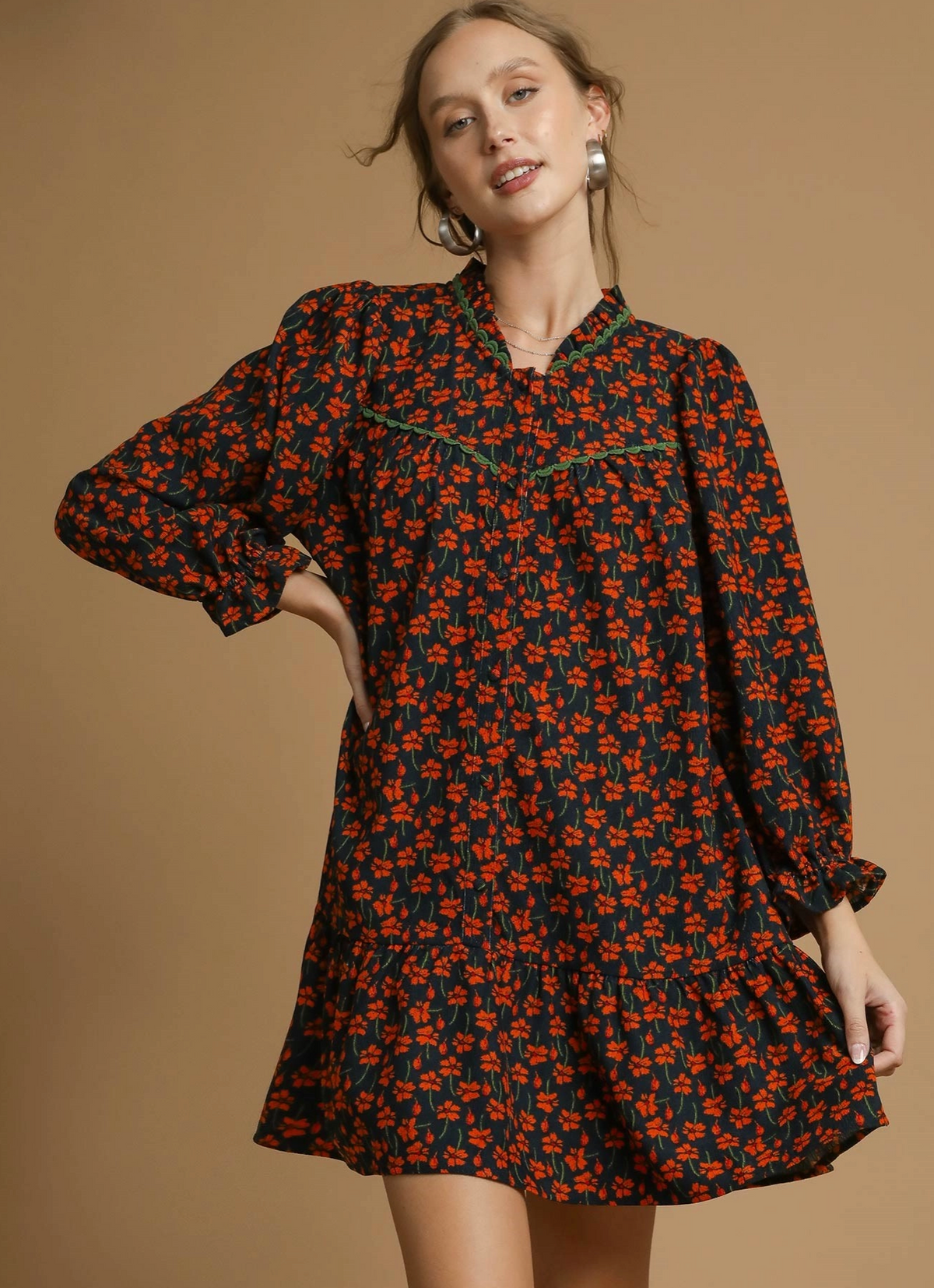 The Poppy Floral Mini Dress