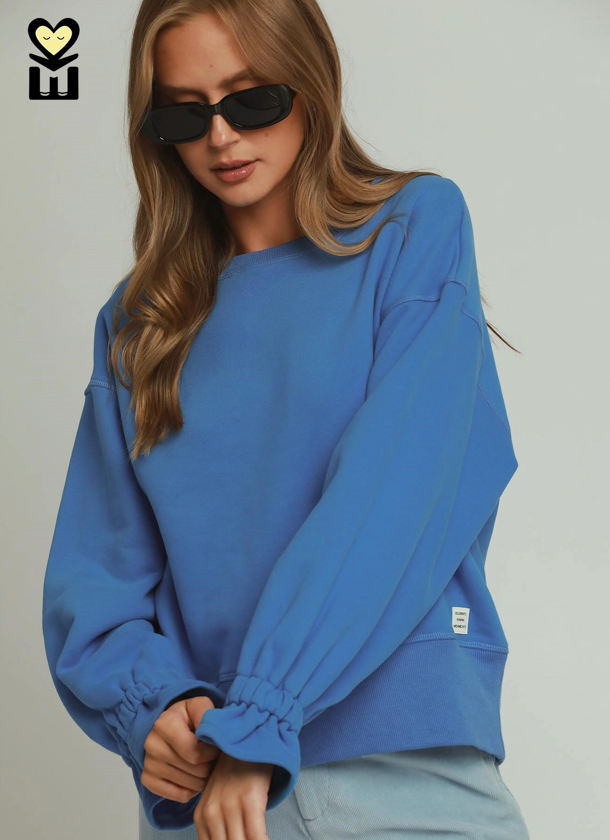 The Marlowe Ruffle-Cuff Sweatshirt