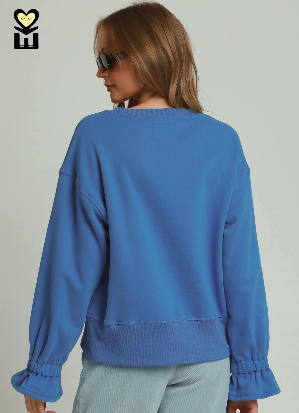 The Marlowe Ruffle-Cuff Sweatshirt