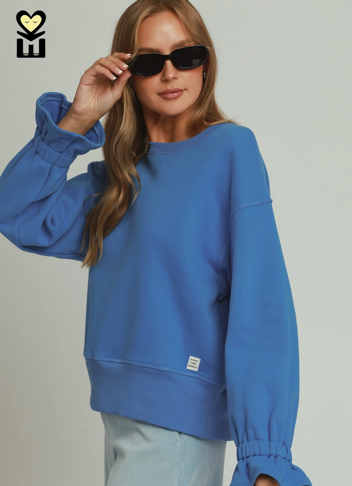 The Marlowe Ruffle-Cuff Sweatshirt