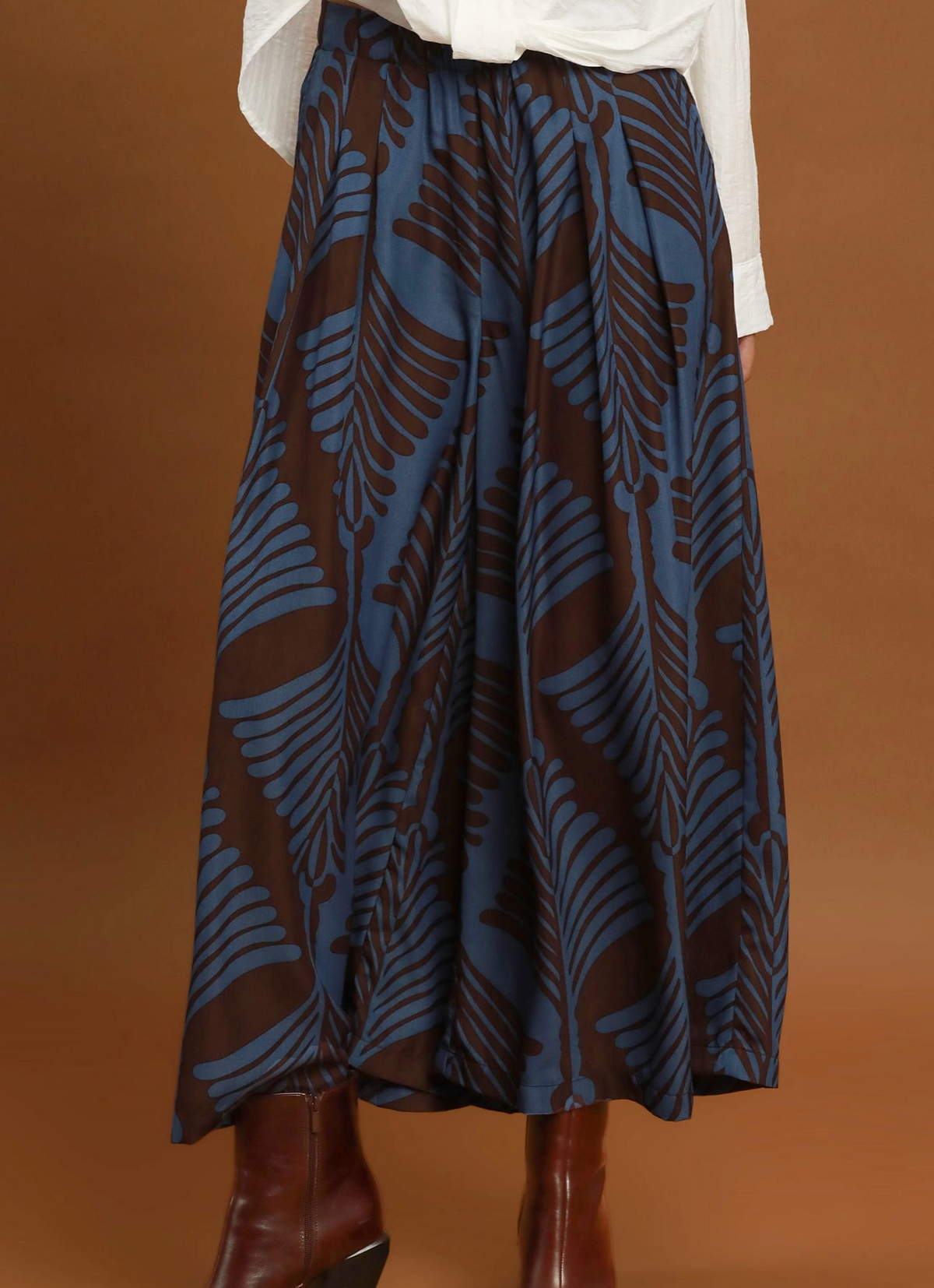 The Cecelia Printed Wide-Leg Pants