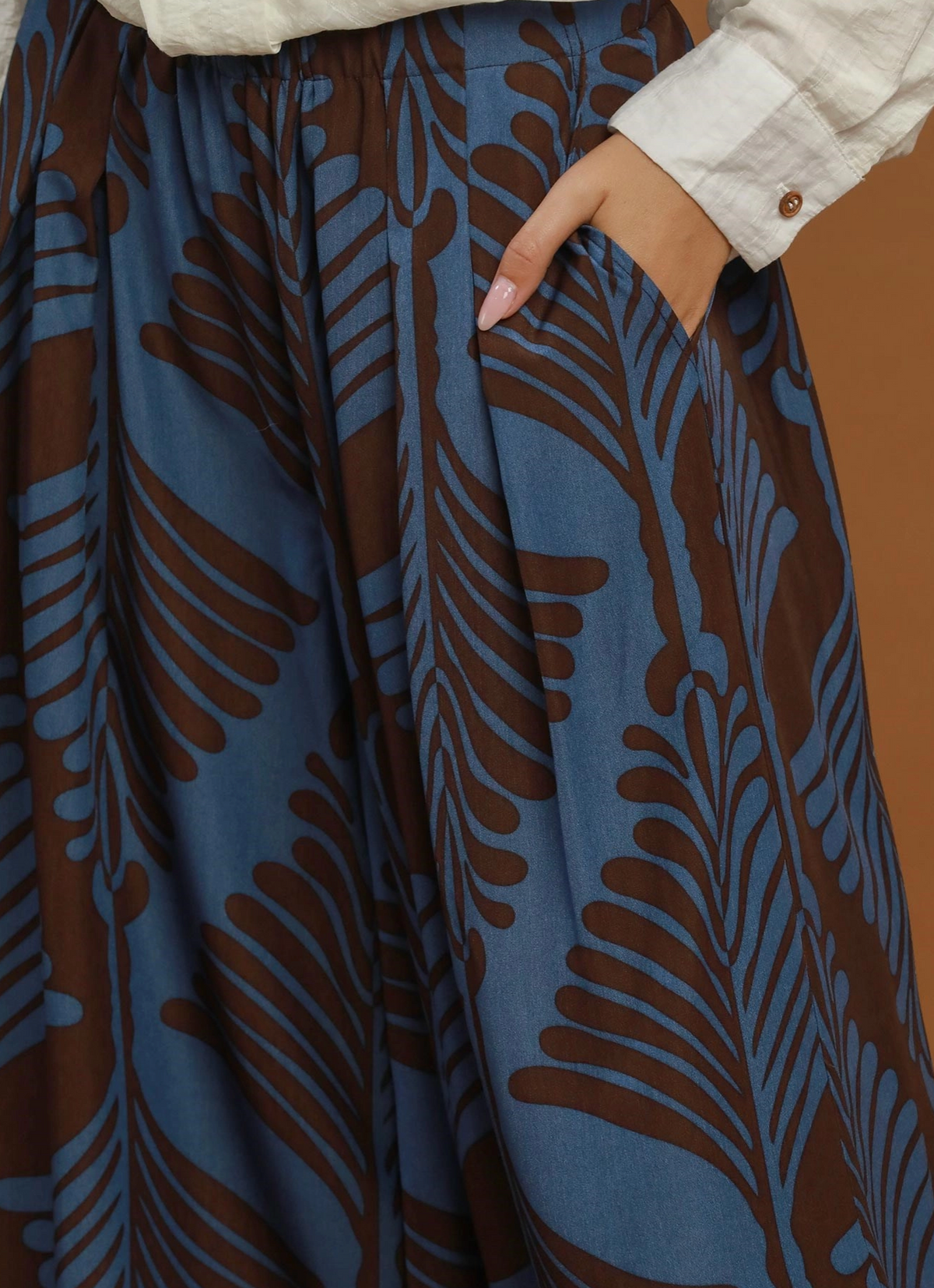 The Cecelia Printed Wide-Leg Pants