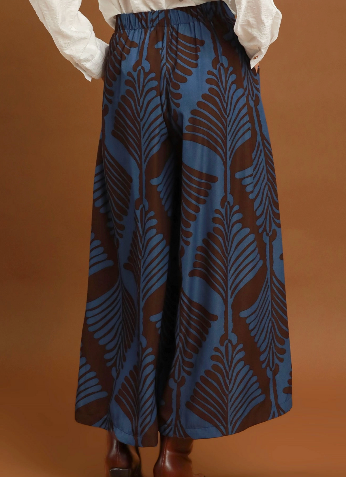 The Cecelia Printed Wide-Leg Pants
