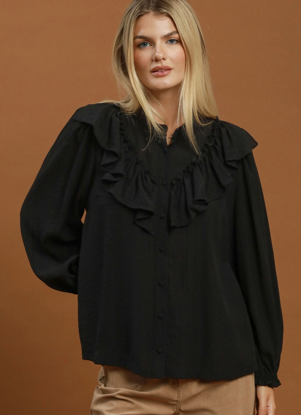 The Margot Ruffle Blouse