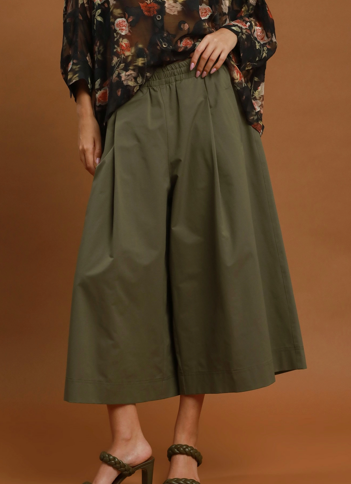 The Monroe Merlot Wide-Leg Pants