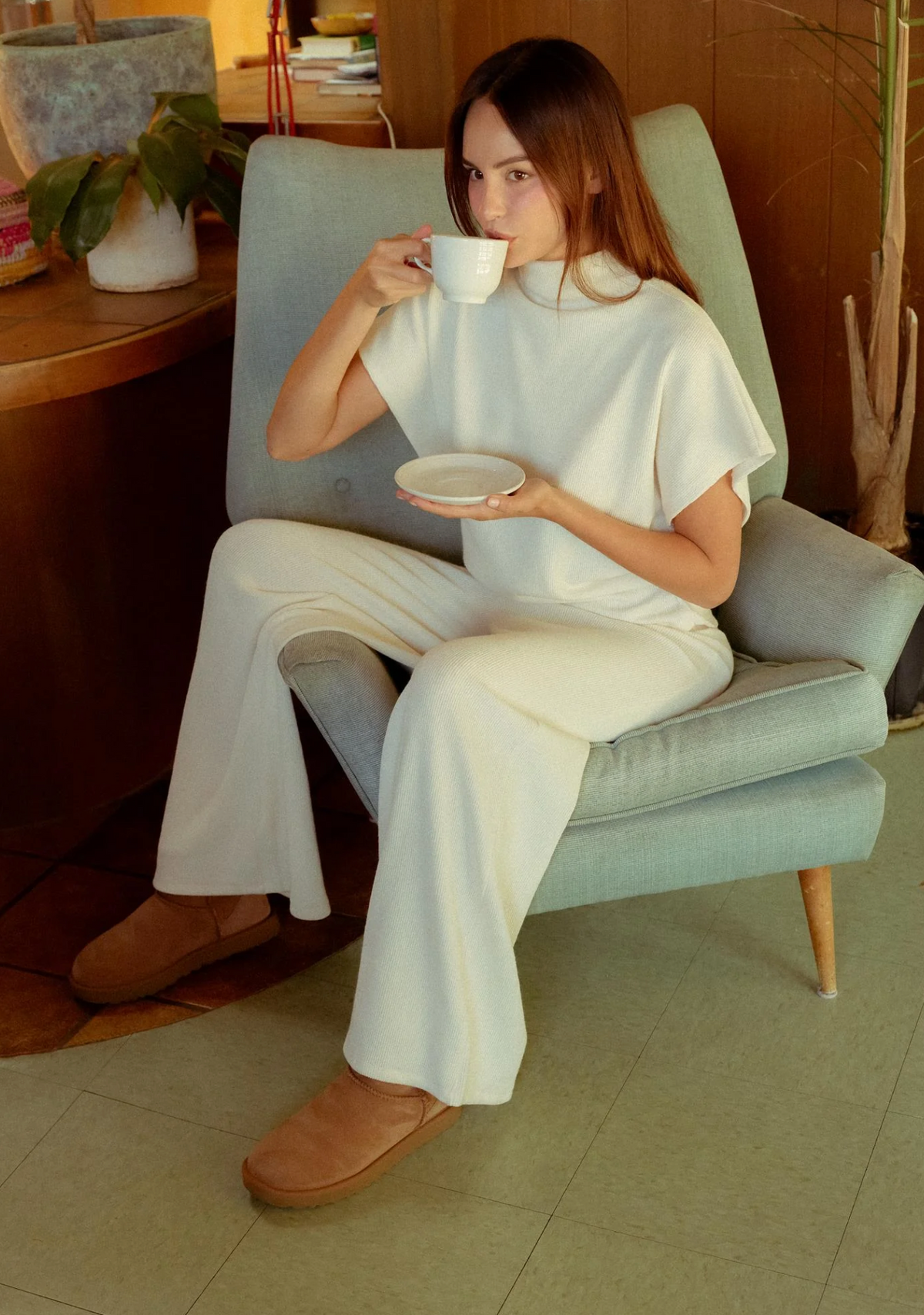 The Aspen Cream Knit Set