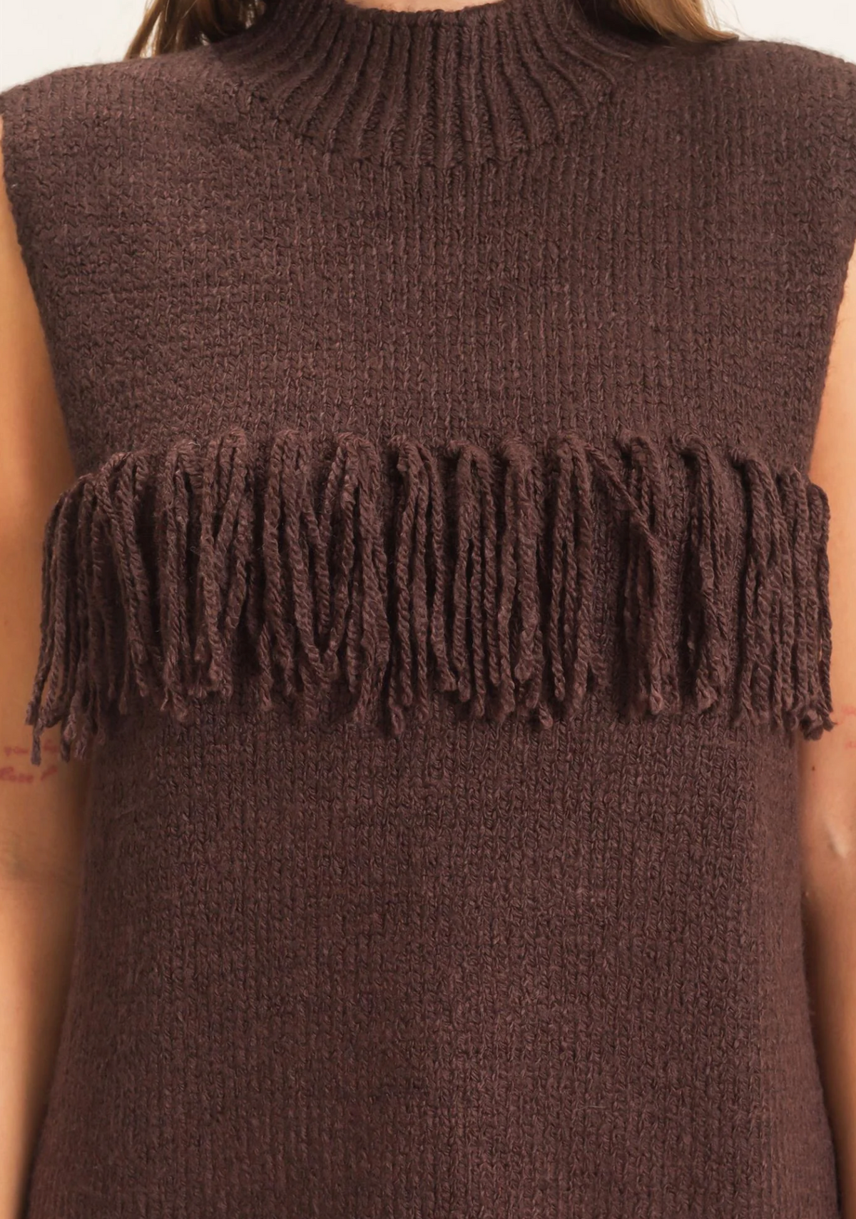 The Sienna Fringe Sweater Top