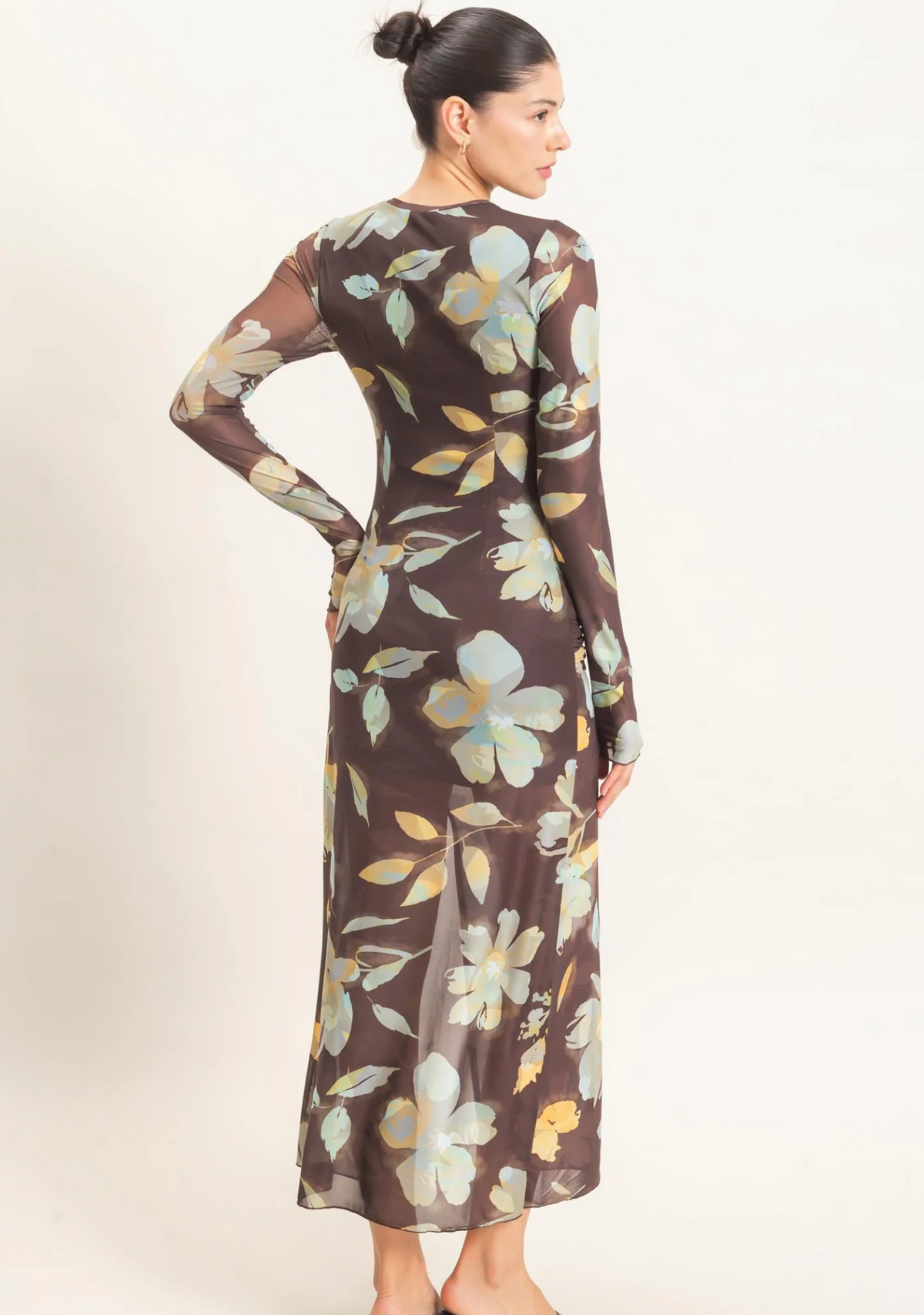 The Camille Floral Mesh Dress