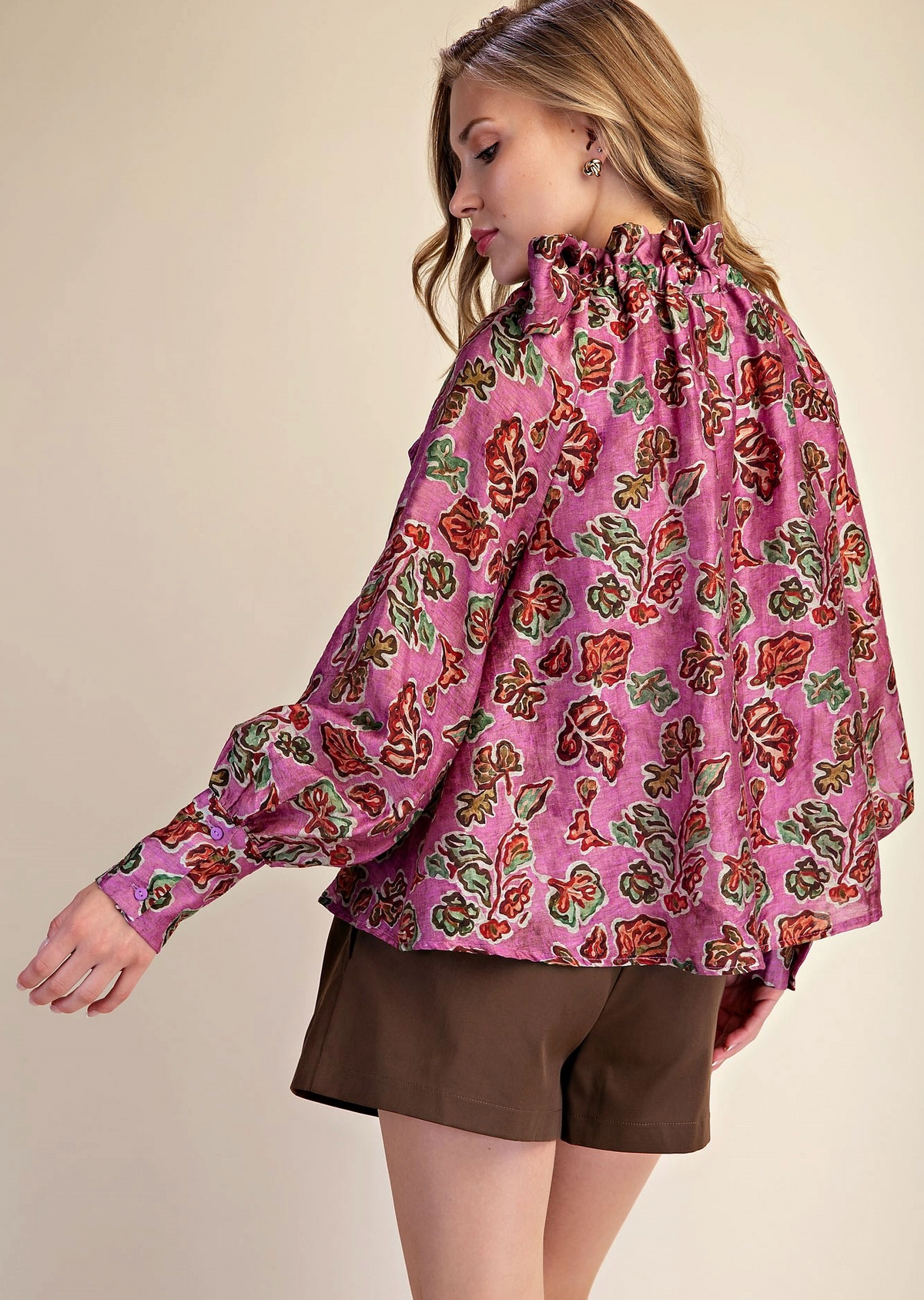 The Juliette Floral Bow Blouse