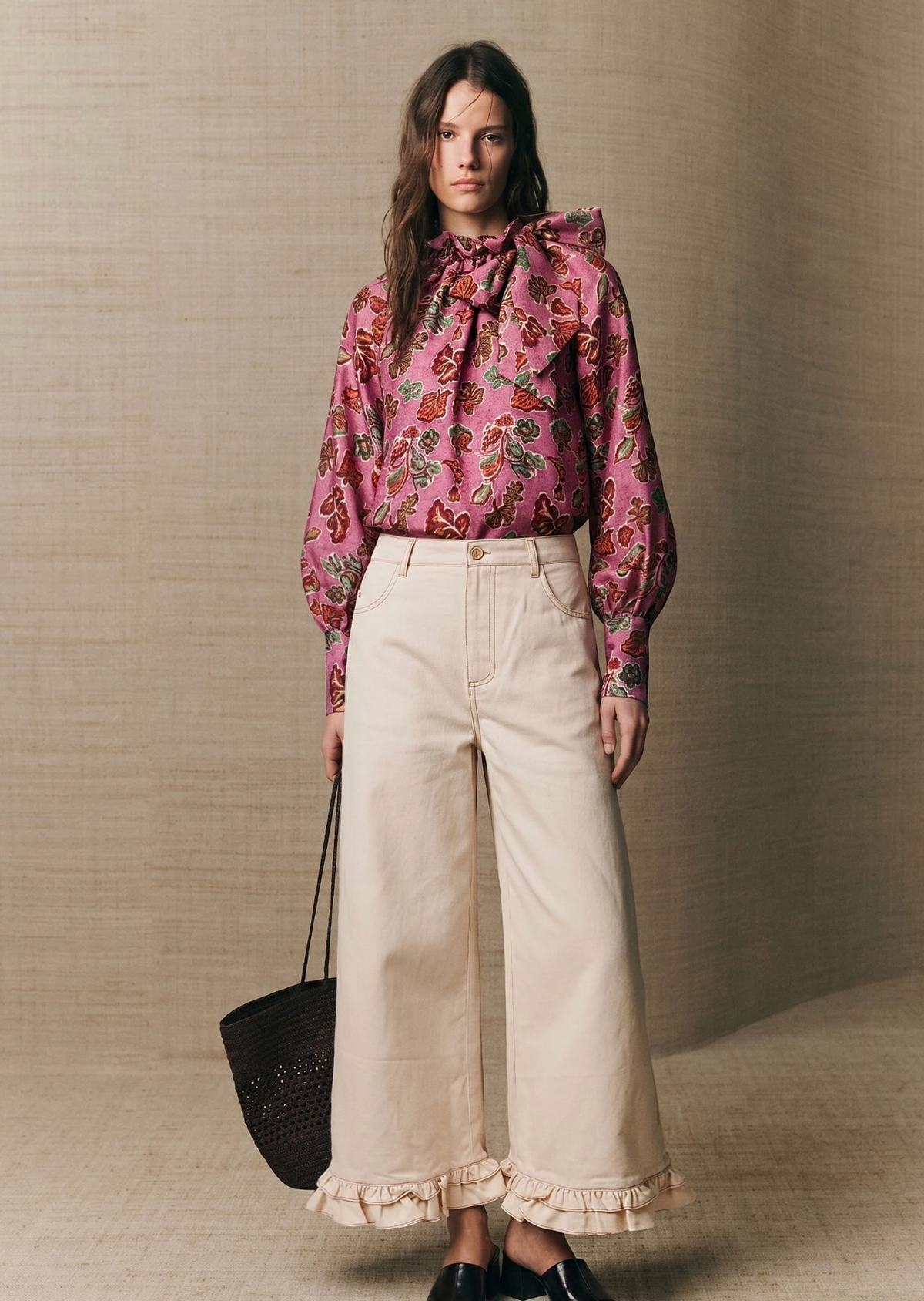 The Juliette Floral Bow Blouse