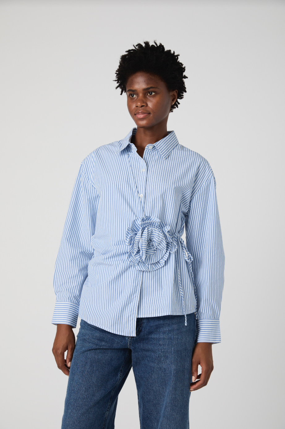 French Connection | Cambria Cot Stripe Crosa Shirt