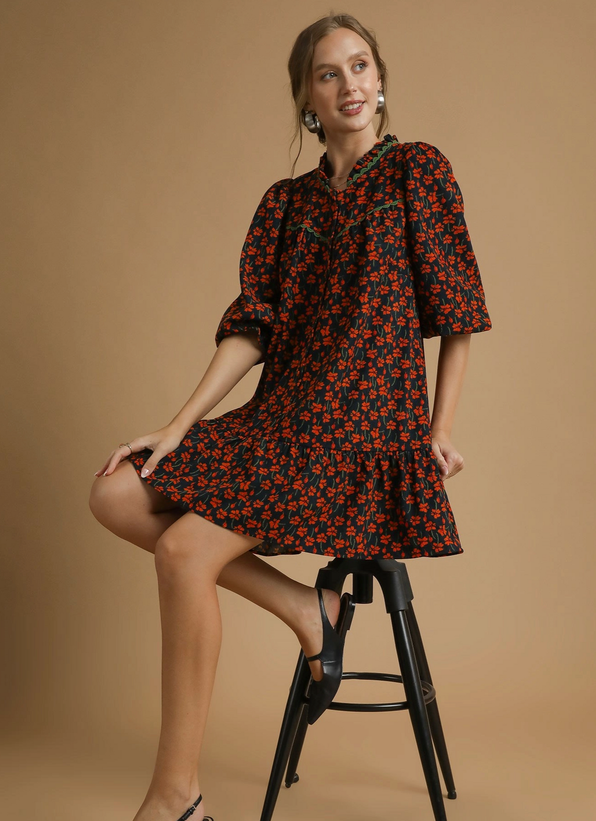 The Poppy Floral Mini Dress