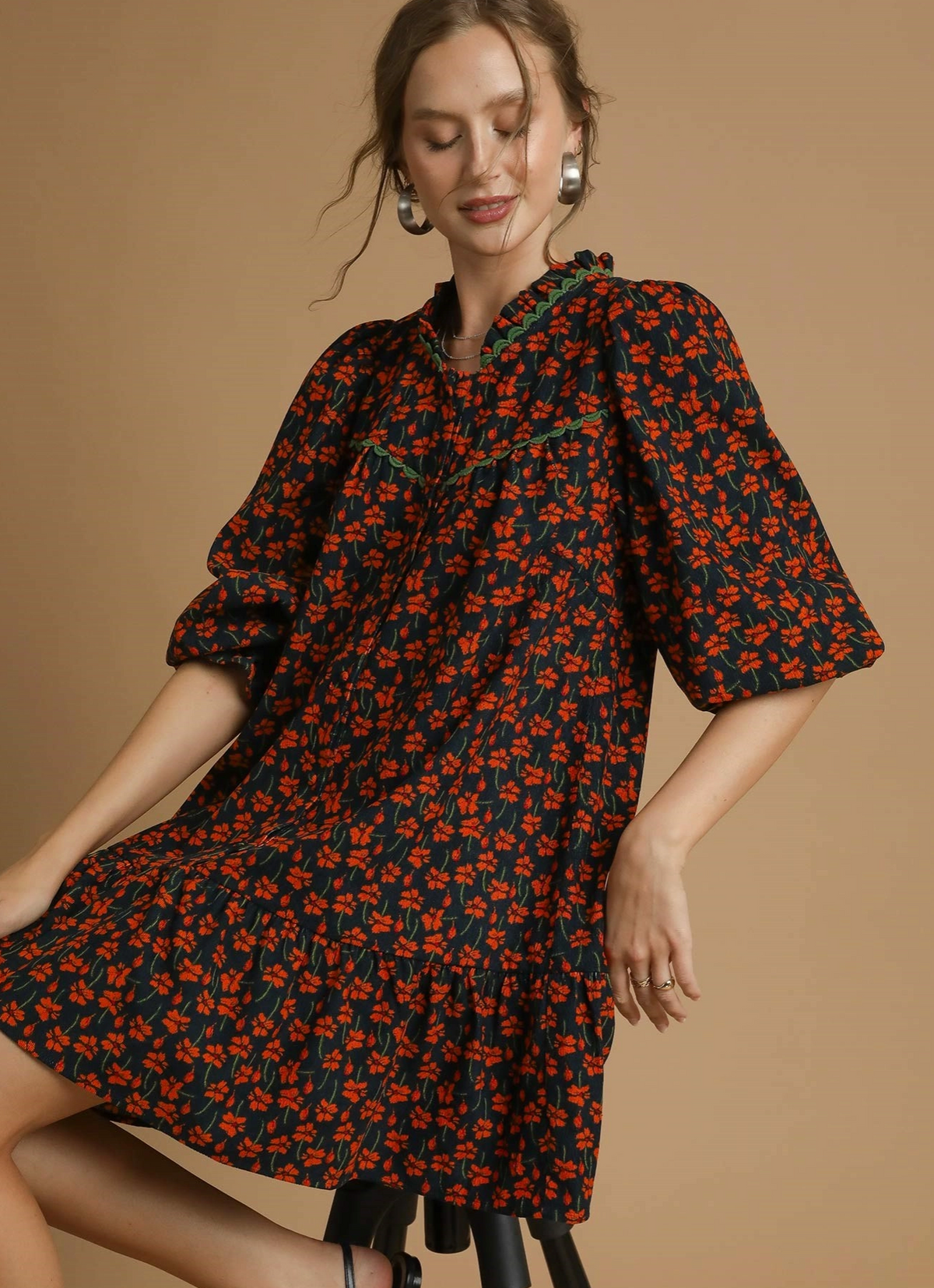 The Poppy Floral Mini Dress