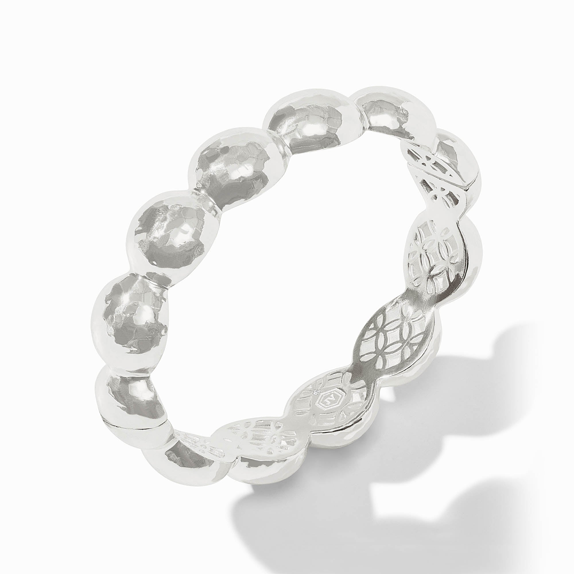 Silver Solara Nova Hinge Bangle